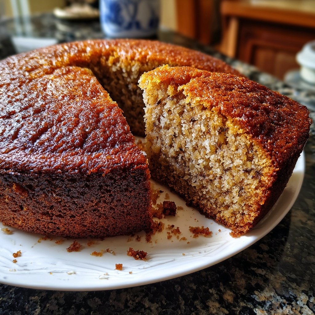 Bananenkuchen mit Öl