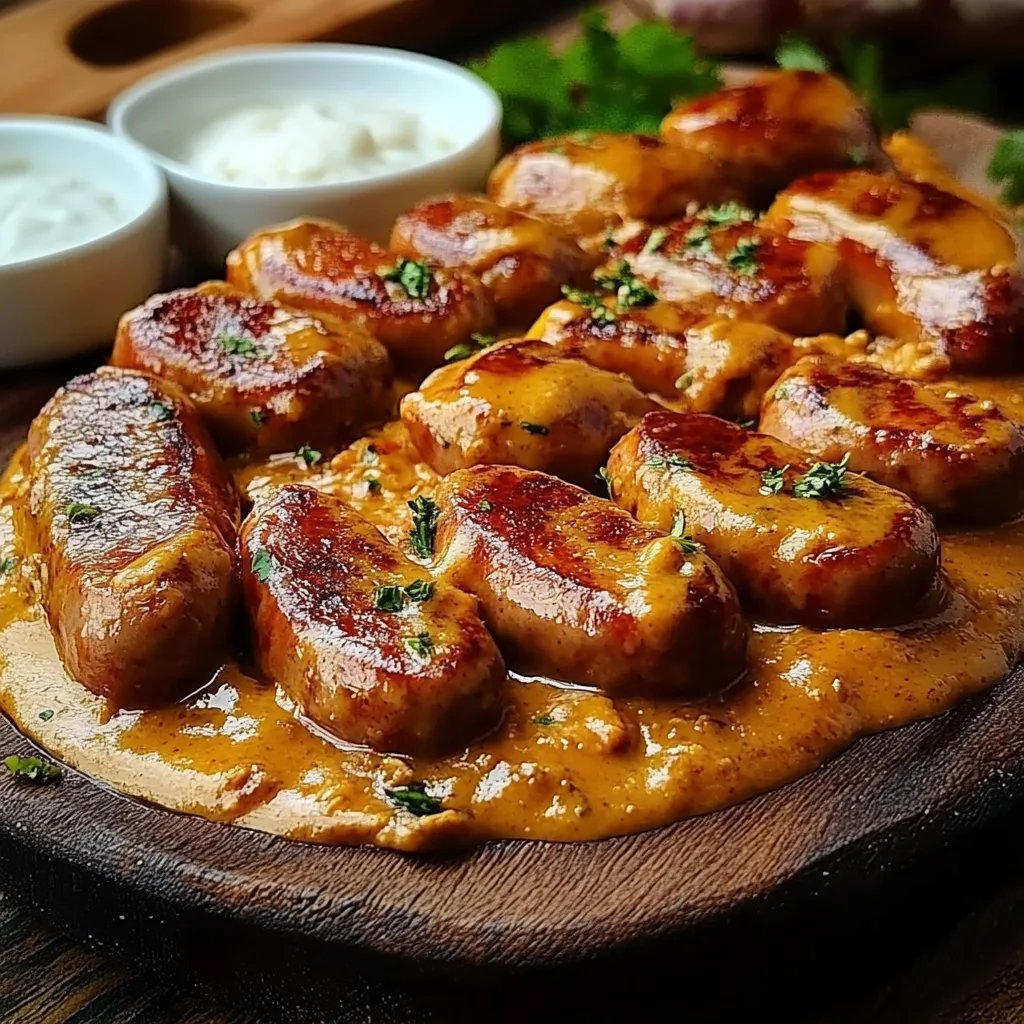 Leckere Wurststreifen