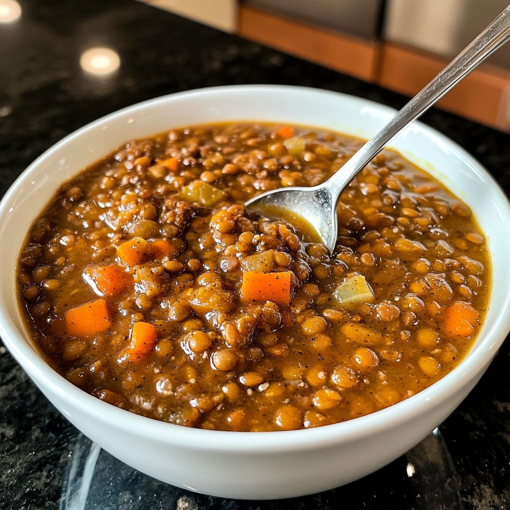 Linsensuppe mit Kreuzkümmel