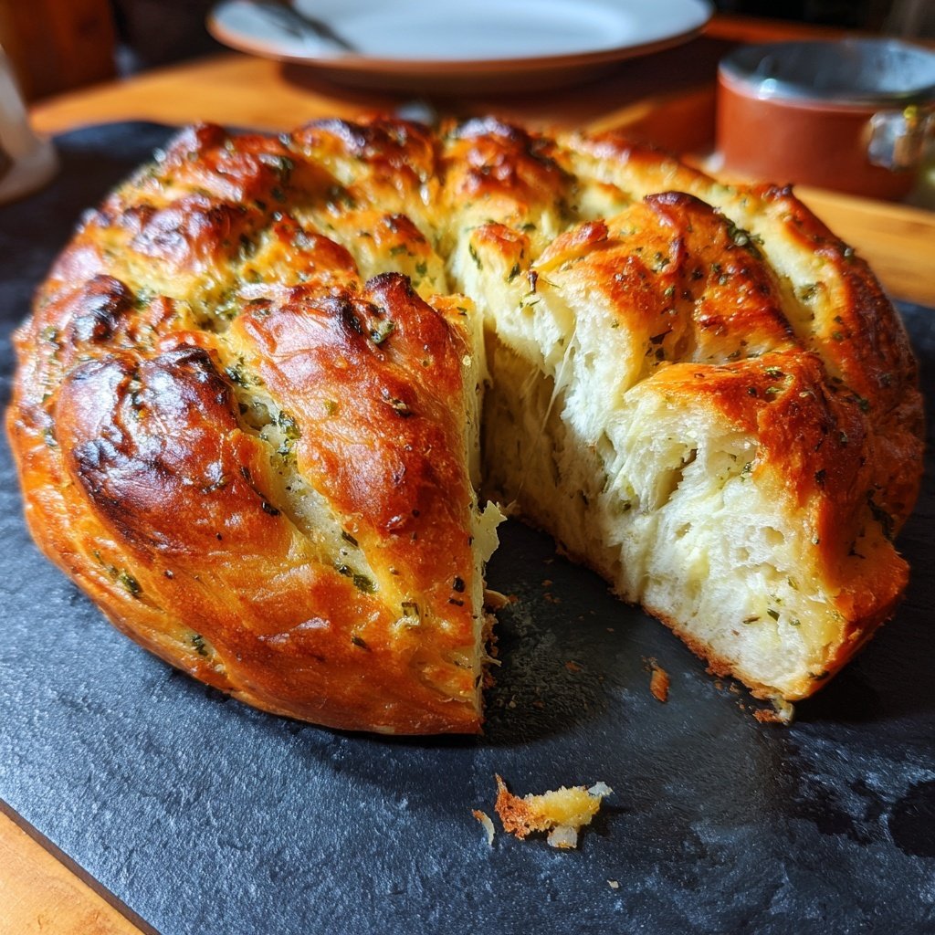 Zupfbrot Mit Knoblauch Öl
