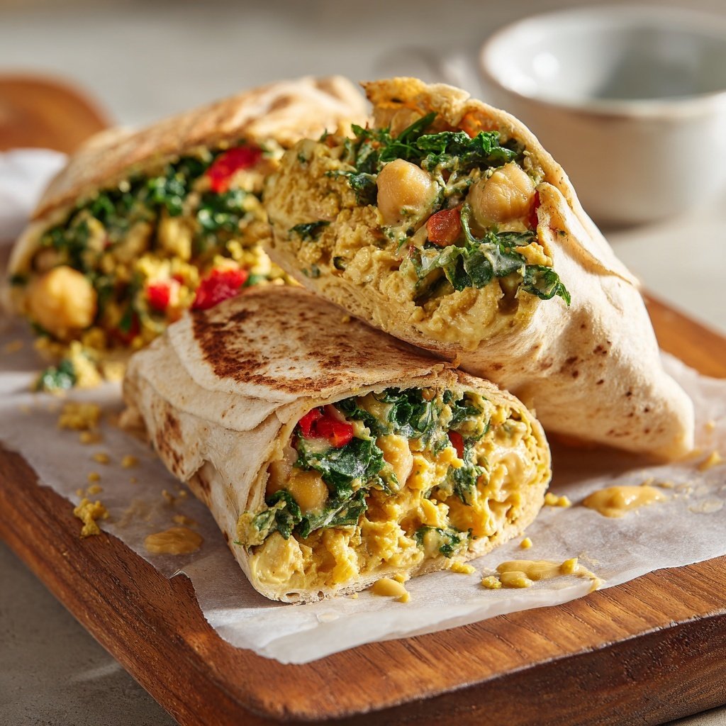 Wraps mit Kichererbsen