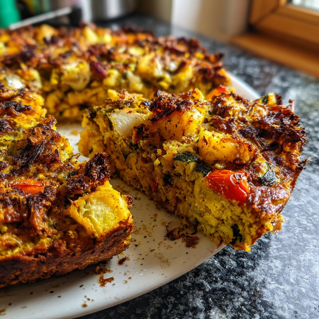 Abendessen vegetarisch aus dem Ofen