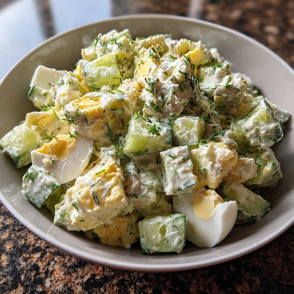 Schnell & Einfach 10-Minuten-Eiersalat mit Joghurt