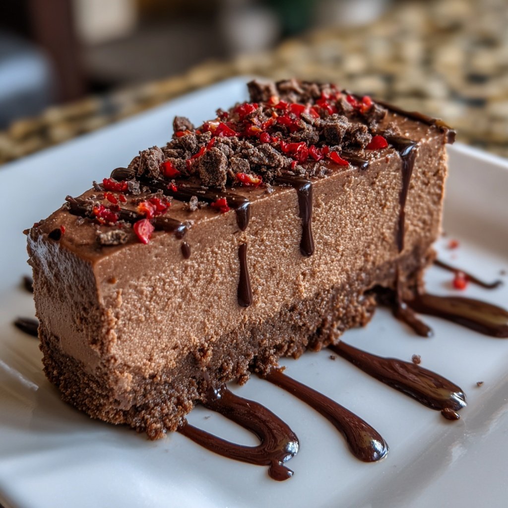 Schokoladenmousse mit Chili