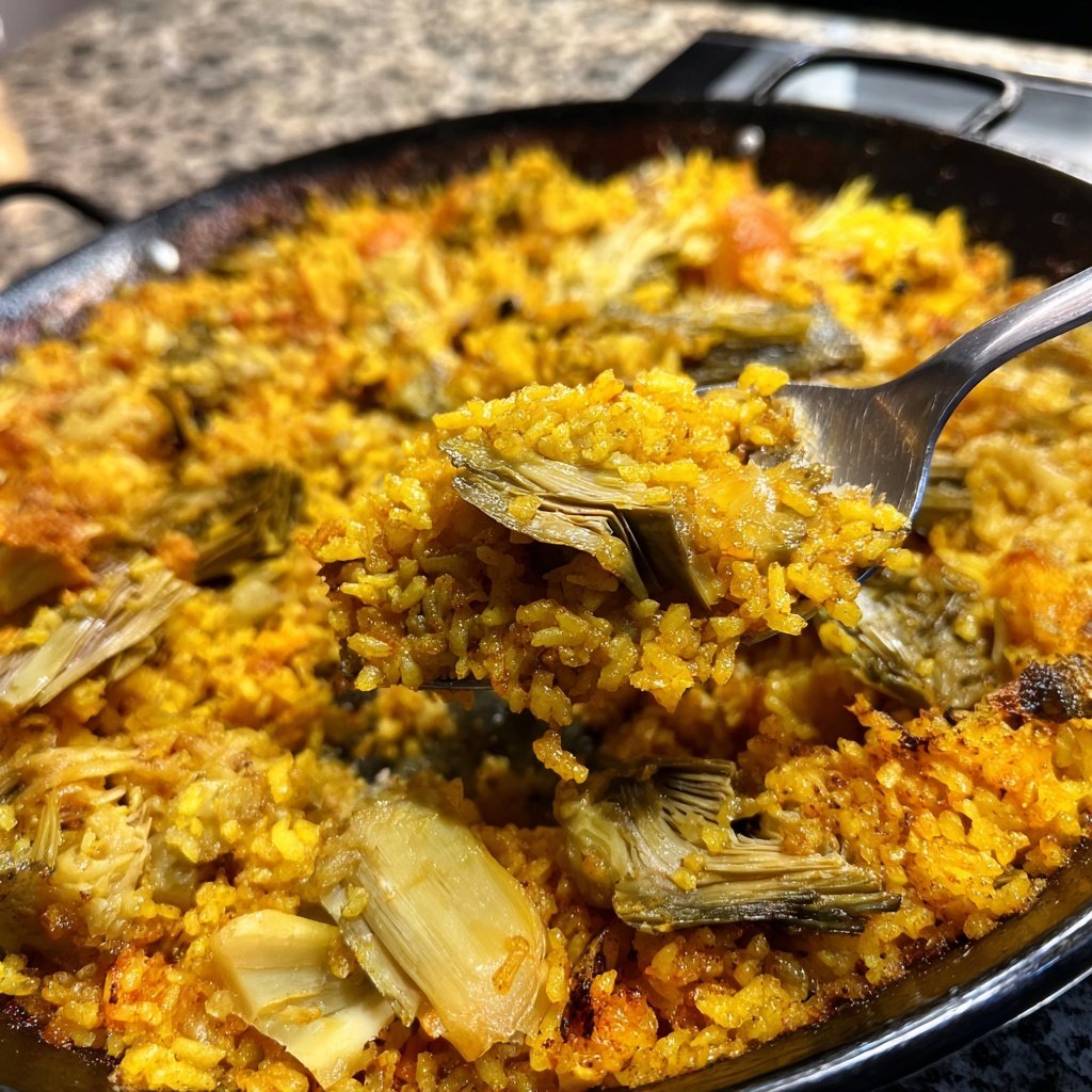 Paella mit Artischocken
