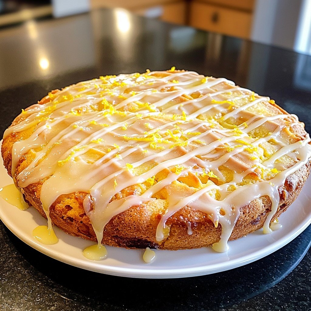 Zitronenkuchen extra saftig