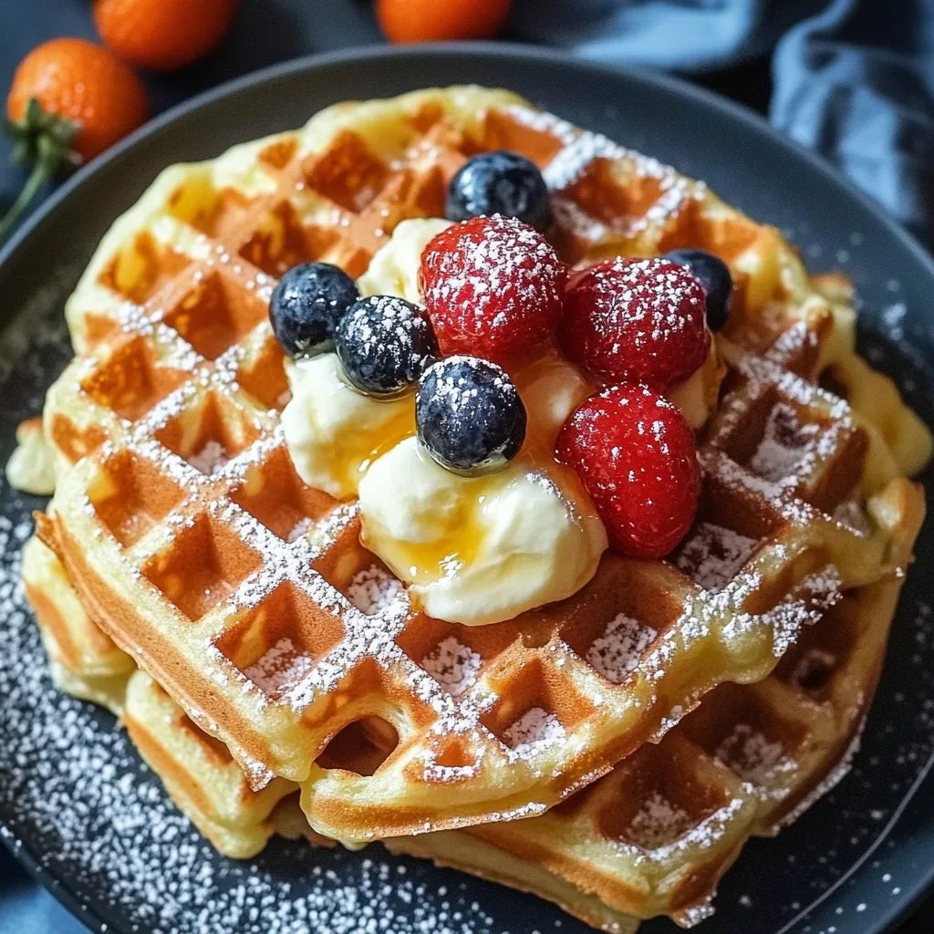 Omas Waffelteig für fluffige Waffeln