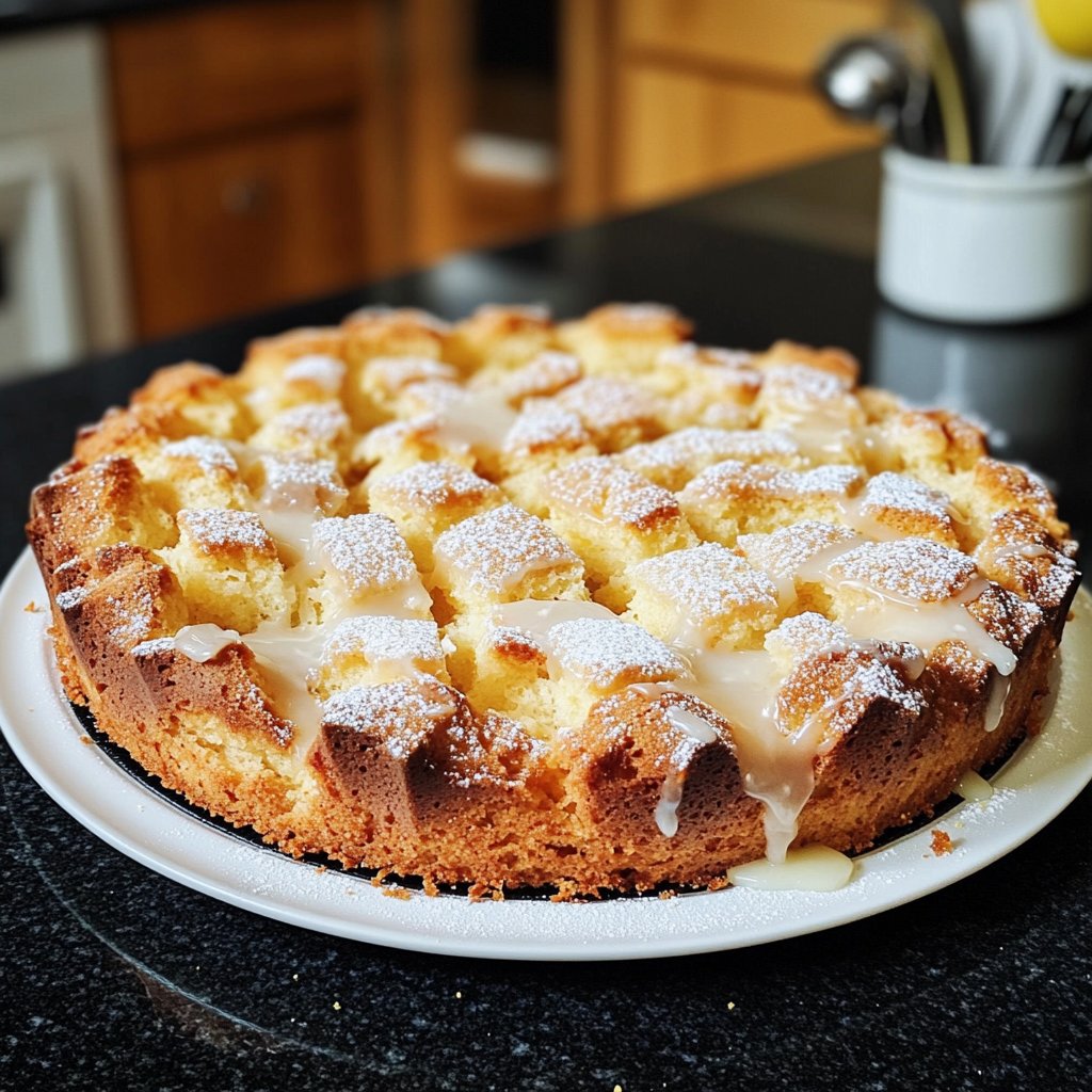 Zitronenkuchen aus wenigen Zutaten