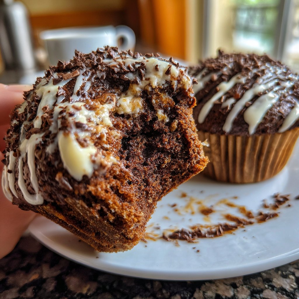 Muffins mit Kakao und Joghurt