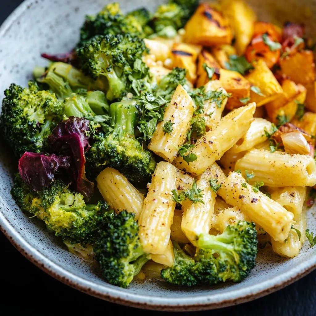 Nudeln mit Brokkoli in Sahne Soße