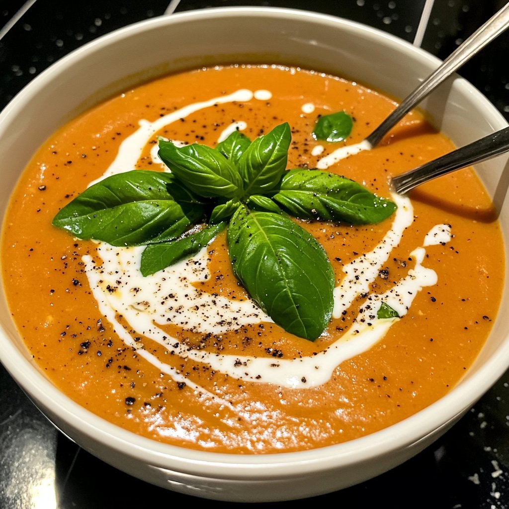 Cremige Tomatensuppe