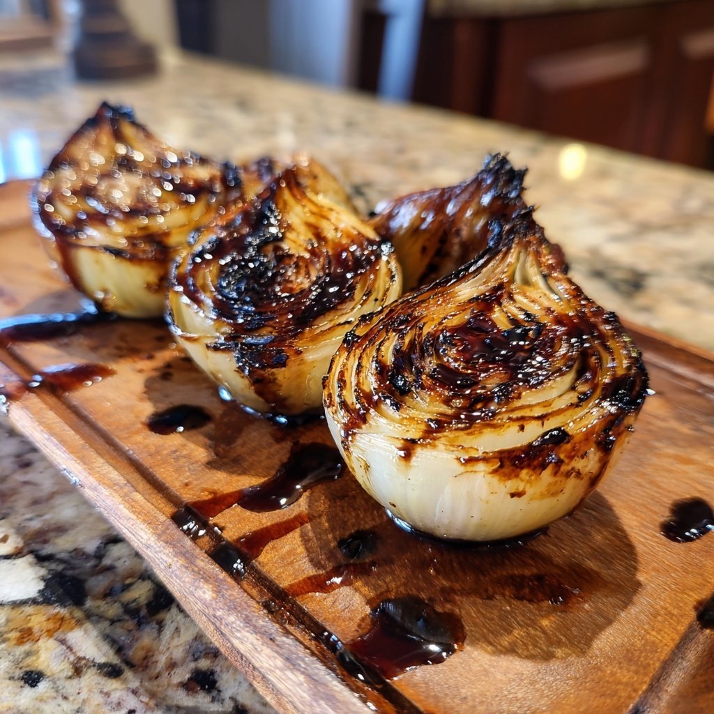 Gegrillte Zwiebeln Süß