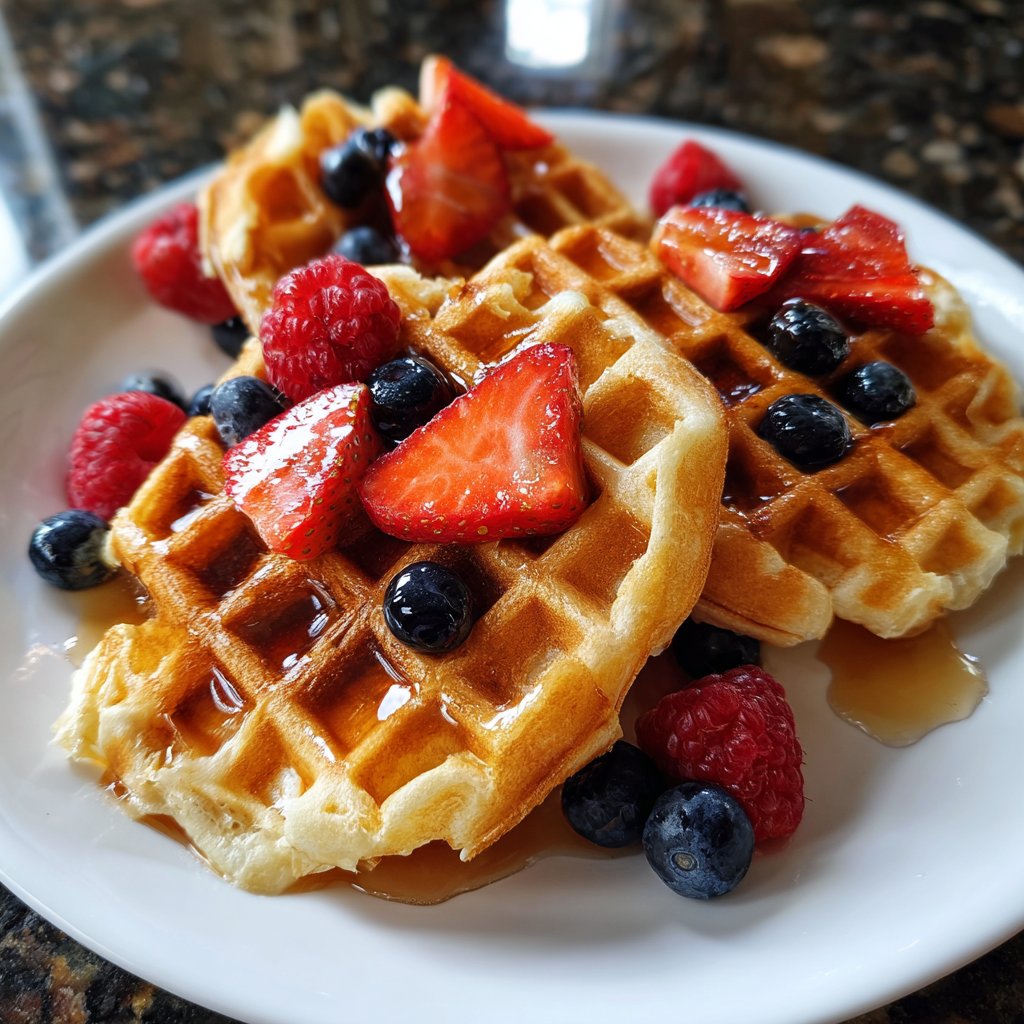 Waffeln selbst gebacken